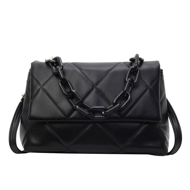 Popular Spring Rhombus Messenger Bag, New Bag, Female Texture Trendy Fashion Simple Small Square Bag