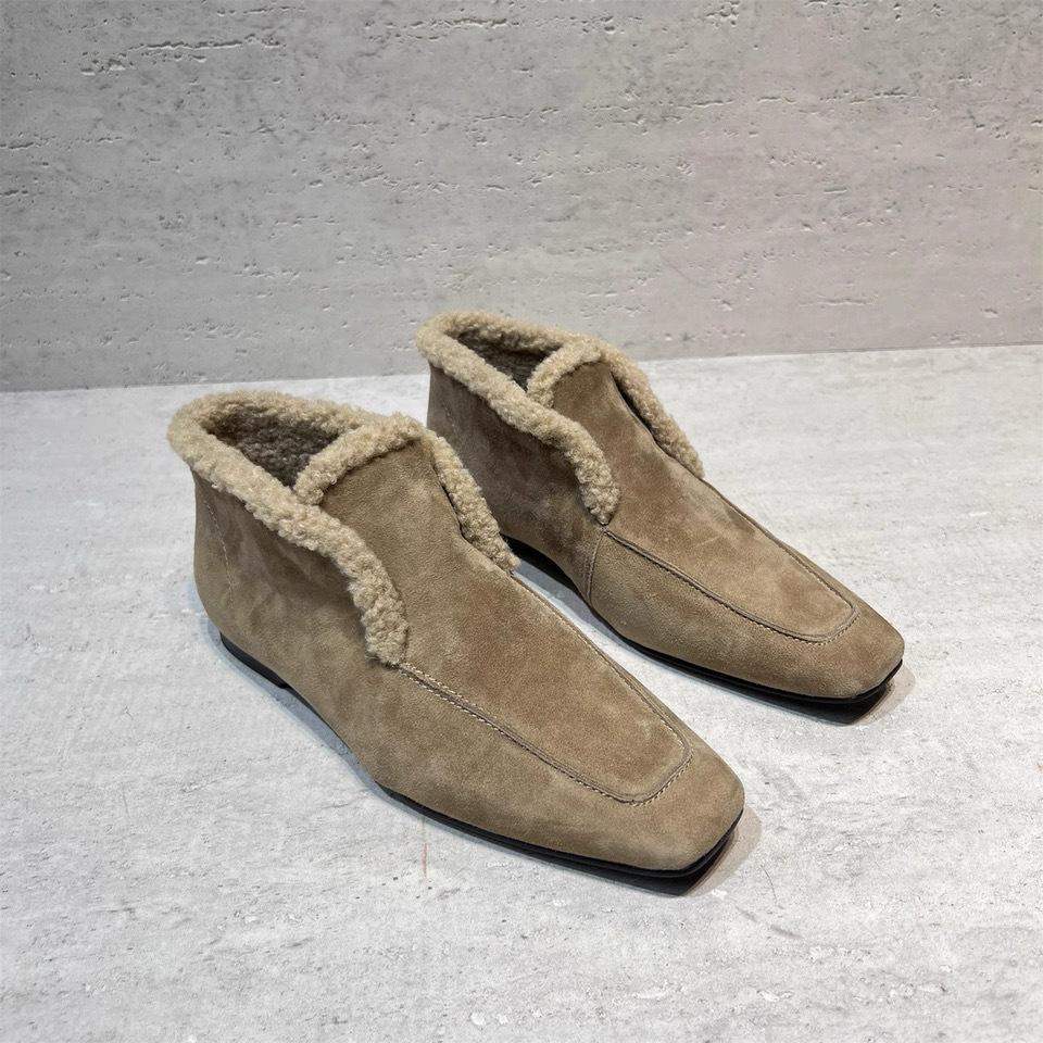 Fan Gui~ Niche Retro Cross-strap Ballet Shoes 2025 New Inner Height Increase Square Head Shallow Mouth Single Shoes Women