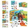 Wooden Puzzle Set Farm Forest Ocean Traffic Themes