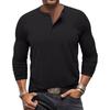 Men's Long Sleeved T-shirt Round Neck Shirt Men's Casual T-shirt