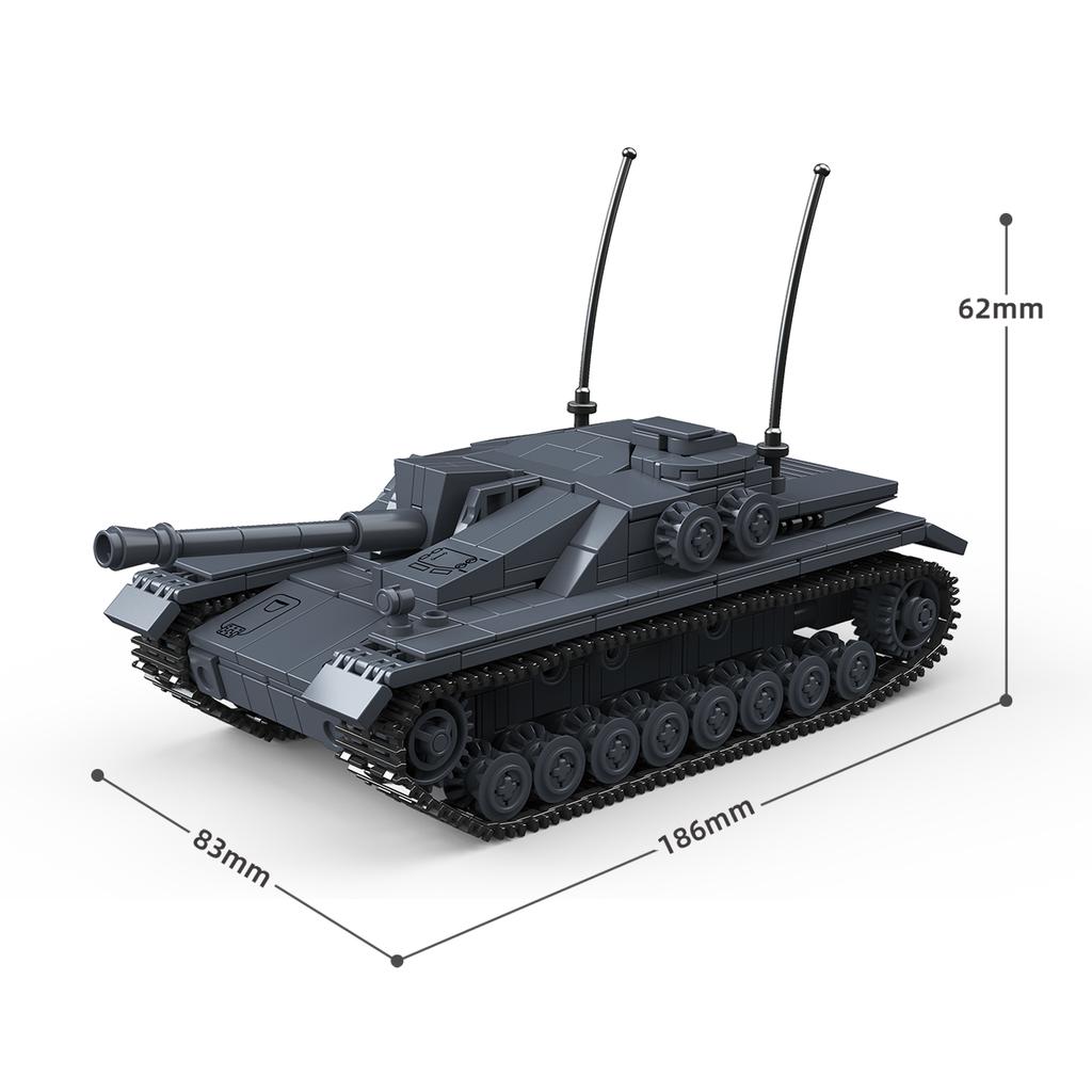 2026 НОВЫЙ Немецкий Штурмовой Танк Panzer IV из Серии Вторая Мировая Война Строительные Блоки Модель Танка [1:[Масштаб 35] Игрушка для мальчиков