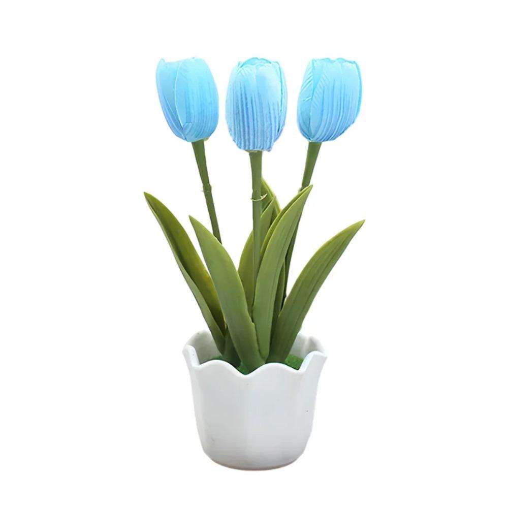 Имитация тюльпана Искусственные цветы тюльпана Искусственные растения Цветок тюльпана Бонсай Горшечные растения Главная