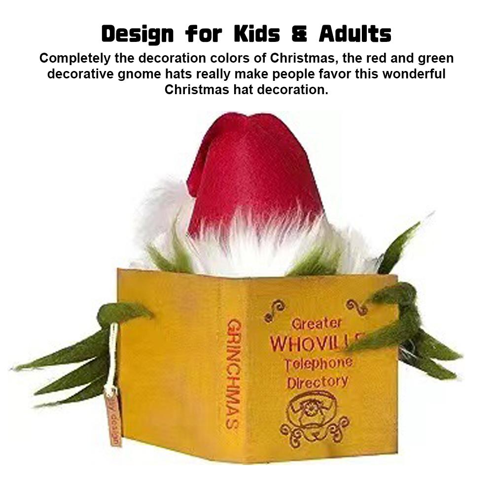 Рождественская елка Топпер клетчатая забавная плюшевая кукла украшение Рождественская елка украшение праздник