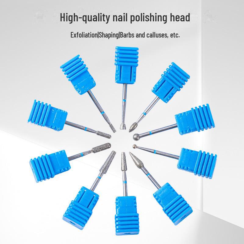 Алмазная насадка для полировки ногтей - насадка для маникюрного инструмента с бесплатной доставкой, 1 шт.