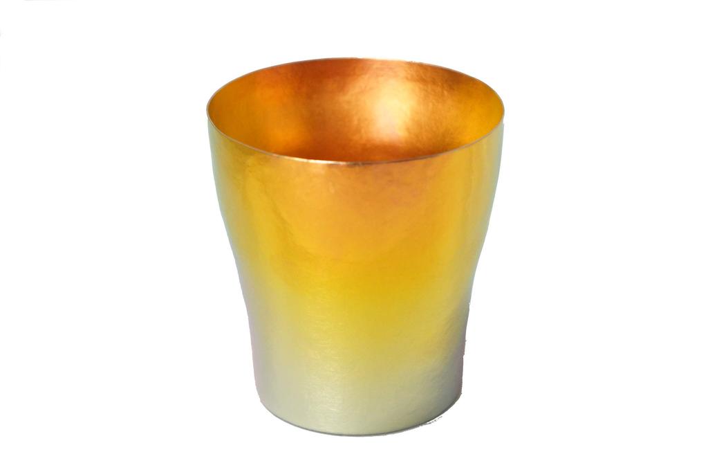HORIE Gradation Titanium Double Tumbler Rei Hana Titanium 250cc Moon TSUKI Gold T15KM250G08 T15KM250G08