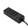 High Speed 4 Port USB 3.0 Hub Converter Adapter Portable Extender for Macbook Card Reader Black