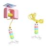 Retractable Cat Teaser Door Hanging Toy Kit Interactive Boredom Buster Self-Entertainment Toys for Kittens