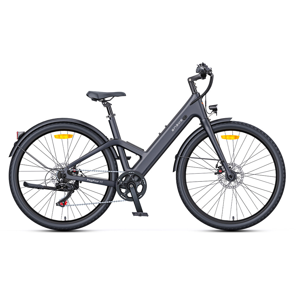 Engwe N1 AIR ST Карбоновый педелек 250 Вт, 36 В 10 Ач, Шины 700*38C, Shimano 7-скоростей, Датчик крутящего момента, Городской электровелосипед с низкой рамой