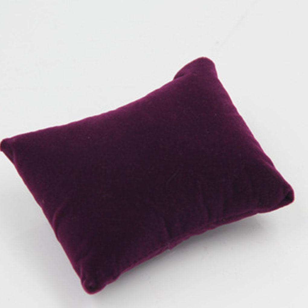 Бархатная подушка для браслета многоцветная мягкая маленькая прочная подушка для ювелирных изделий подставка для часов браслета спальня женщины