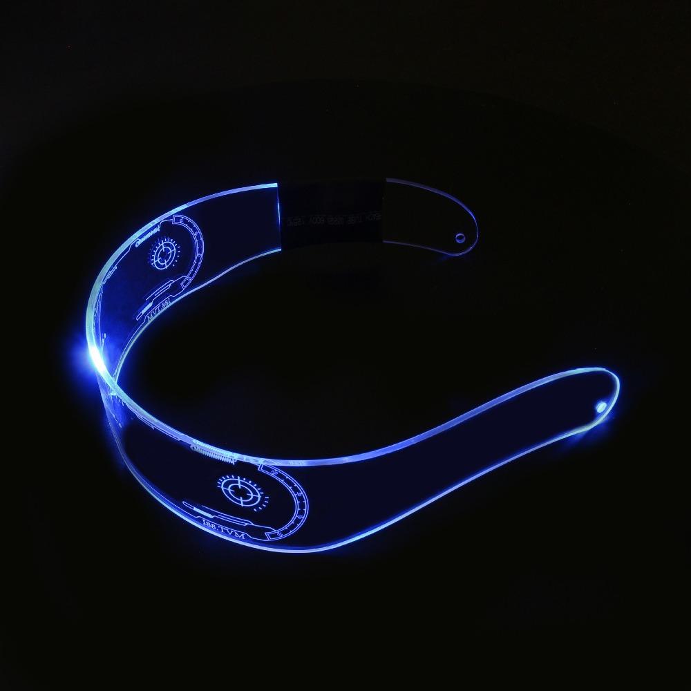 Colorful Goggles Luminous Festival Performance Props Cool LED Glasses  for Music Bar KTV