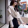 Long Sleeve Wrap Scarf Korean Style Knitted Scarf Autumn Winter Shawl Scarf Unisex Scarf Poncho