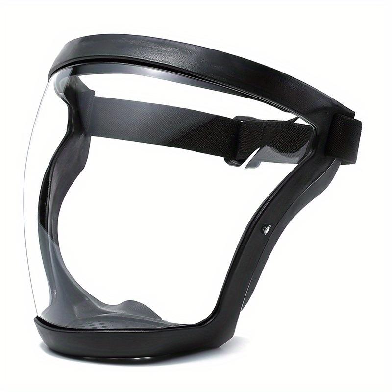 Splashproof Transparent Face Shield - Durable Plastic Protective Mask for Outdoor