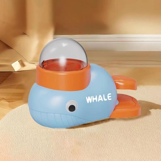 Dog Interactive Treat Dispenser Toy 2-in-1 Food Puzzle Slow Feeder Whale/Clownfish Shape Pet Enrichment Toy for Small Medium Dogs Cats IQ Training