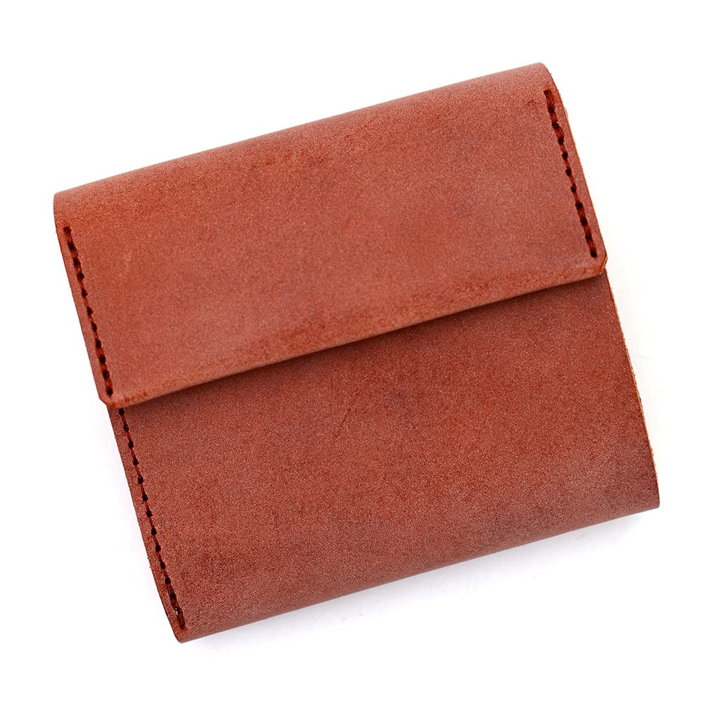 AGILITY affa Складной кожаный кошелек "Komodo", Компактный, Вертикальный, Маленький, Среднего размера, Мужской Женский,