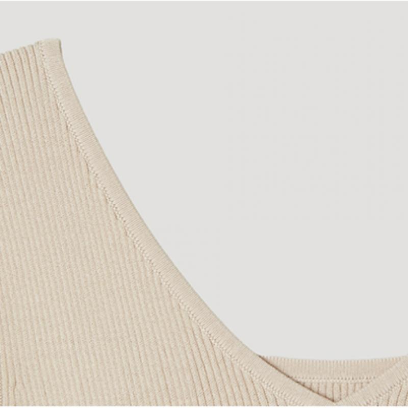 [She S miSS] Двусторонний трикотажный топ без рукавов SSkpop22530 Be