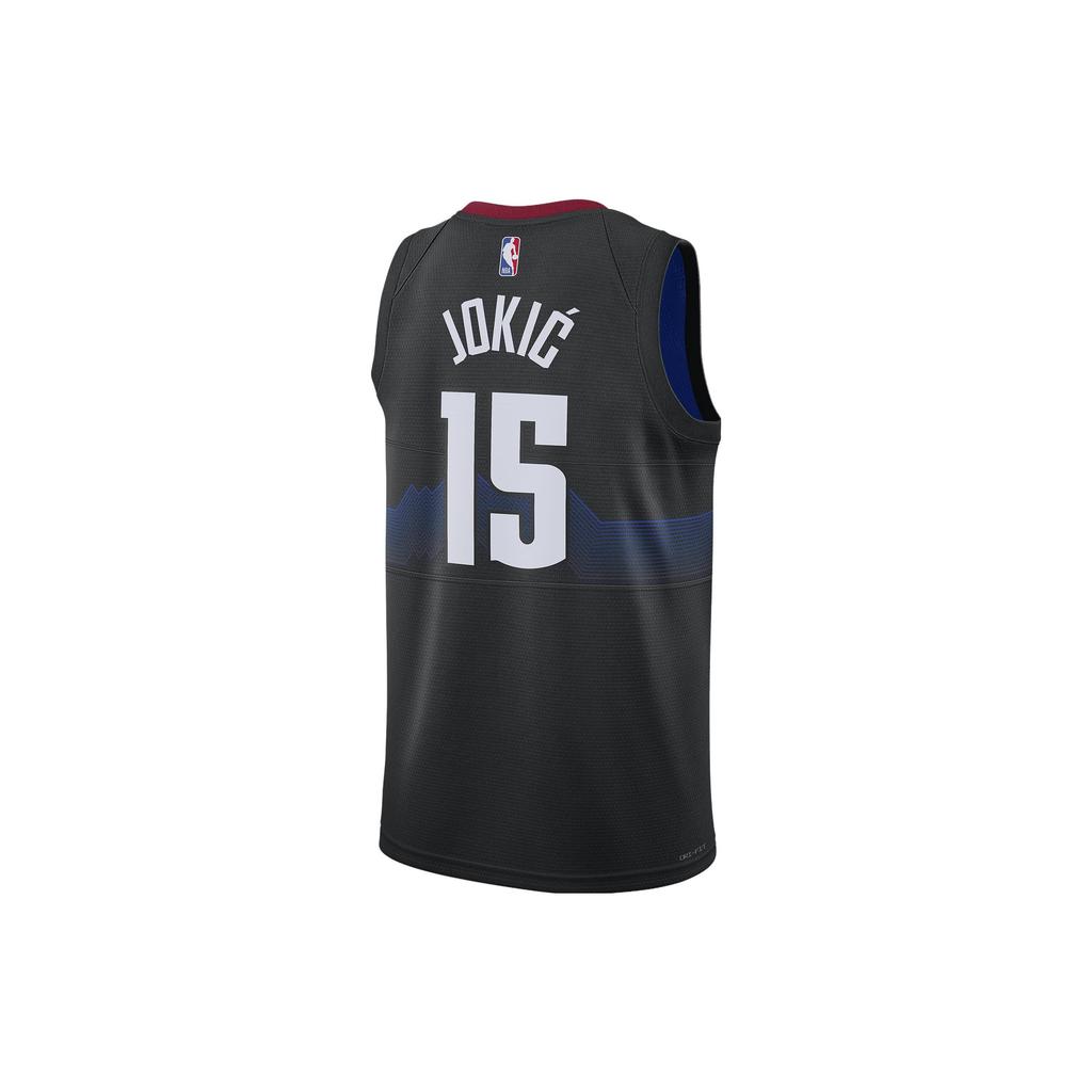 Nike Dri-FIT НБА Никола Йокич Денвер Наггетс Городская версия 2023 Swingman Мужская майка DX8500-011