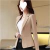 Маленький пиджак для женской весенне-осенней носки, повседневный топ в корейском стиле, приталенного силуэта