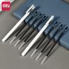 Deli 0.5mm Black Bullet Tip Gel Pen Refills