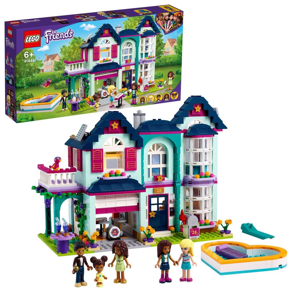LEGO Friends Andrea's House 41449 Toy Block Present Doll Doll House House Girls Ages 6 and Up