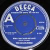 7-дюймовая пластинка HEADLINERS - Что стало с любовью F12279 Decca 1965 UK Рок Б/У