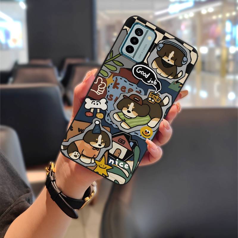 Anti-dust Silicone Phone Case For Nokia G22 Fashion Design Animals TPU Anti-knock Cute Full Wrap Back Cover Waterproof