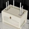 Коробка для хранения роутера Экономия места Беспроводной WIFI ТВ-приставка Розетка для кабеля Пластиковый контейнер Организация рабочего стола Домашний аксессуар