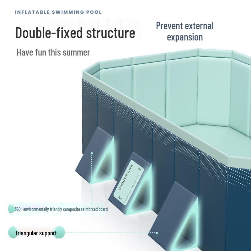 Большой складной семейный бассейн для улицы