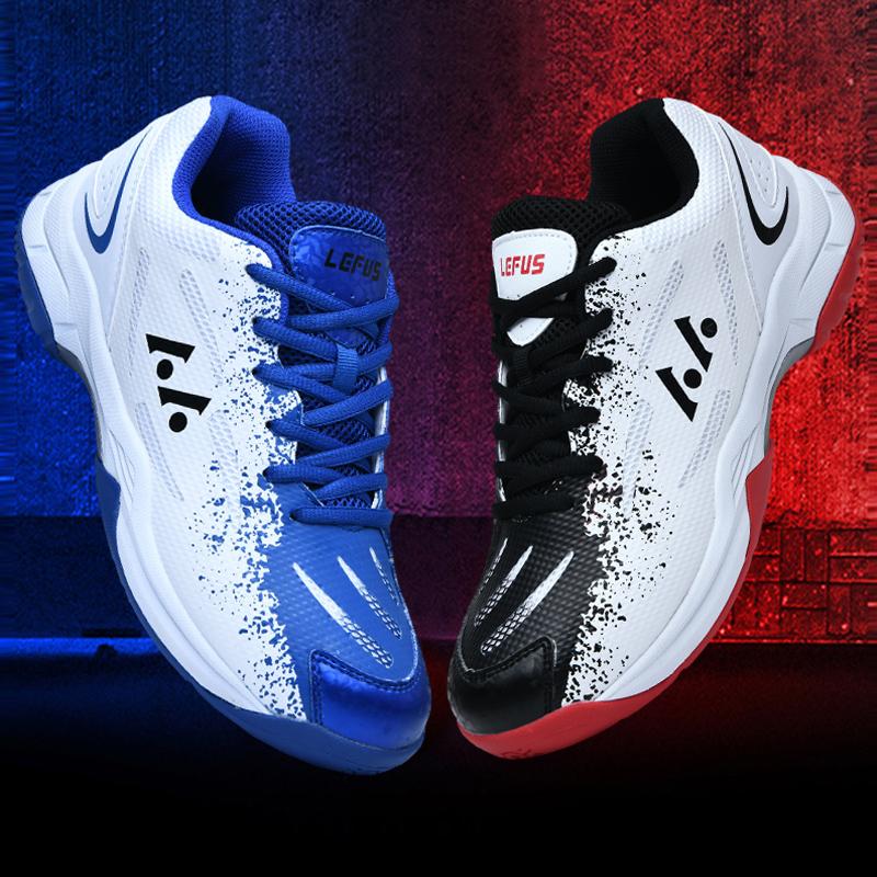 LEFUS Высококачественная амортизирующая противоскользящая и износостойкая спортивная обувь для отдыха и бадминтона для подростков и взрослых, тренировочная обувь