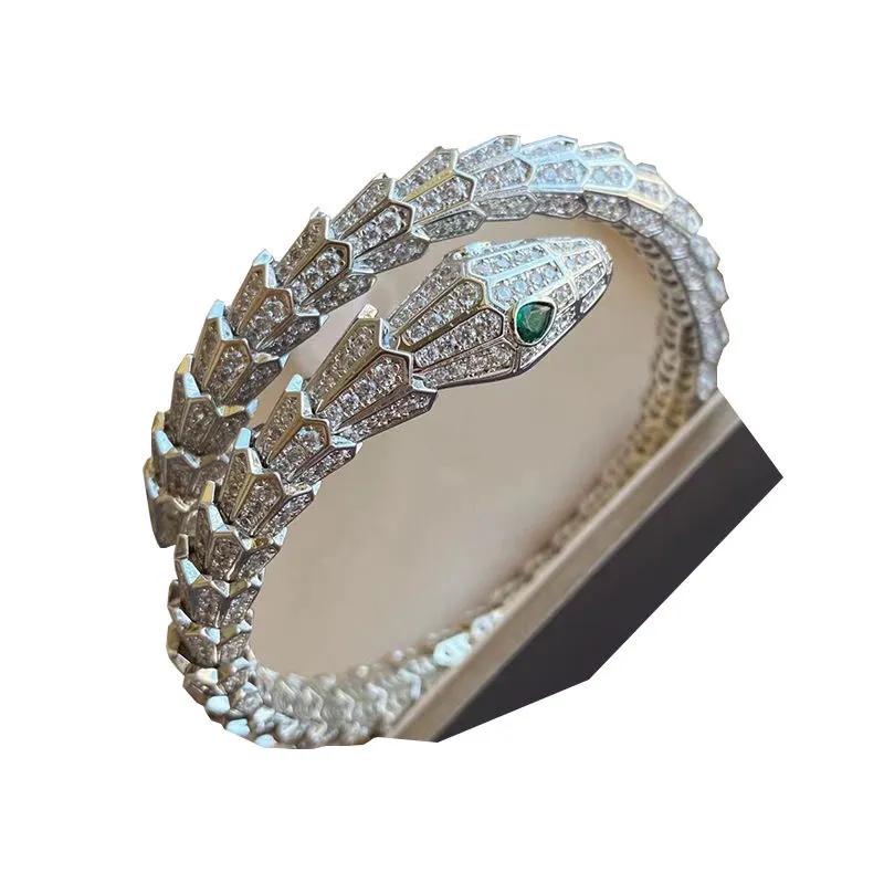 Простой и Изысканный Браслет для Лучшей Подруги в Форме Змеи