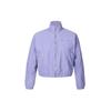 Спортивная одежда SS25 Оверсайз Стойка Воротник Модная Повседневная Универсальная Куртка Женская Куртка Фиолетовый HJ1000527