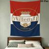 Willem Ii Wall Tapestry Aesthetic Wall Hanging Printed Fabric Blanket Decorative Tapestries For Bedroom Living Room Home Decor