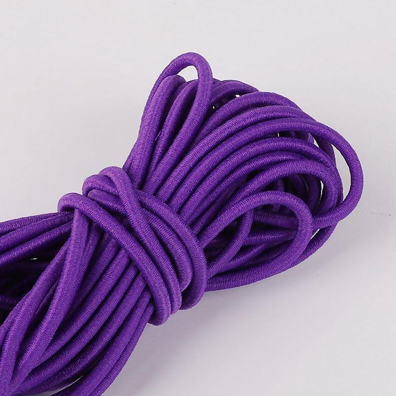 Vogue 2.5mm/2mm 5m/Pack Sewing Tools High Quality Coloured Durable DIY Elastic Band Handmade Sewing Material Accessories Elastic Cord