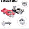 Battery Terminals, Battery Terminal Connector, Top Post Battery Cable Terminal Clamp Set, Positive And Negative 1 Pair, Automotive Accessories