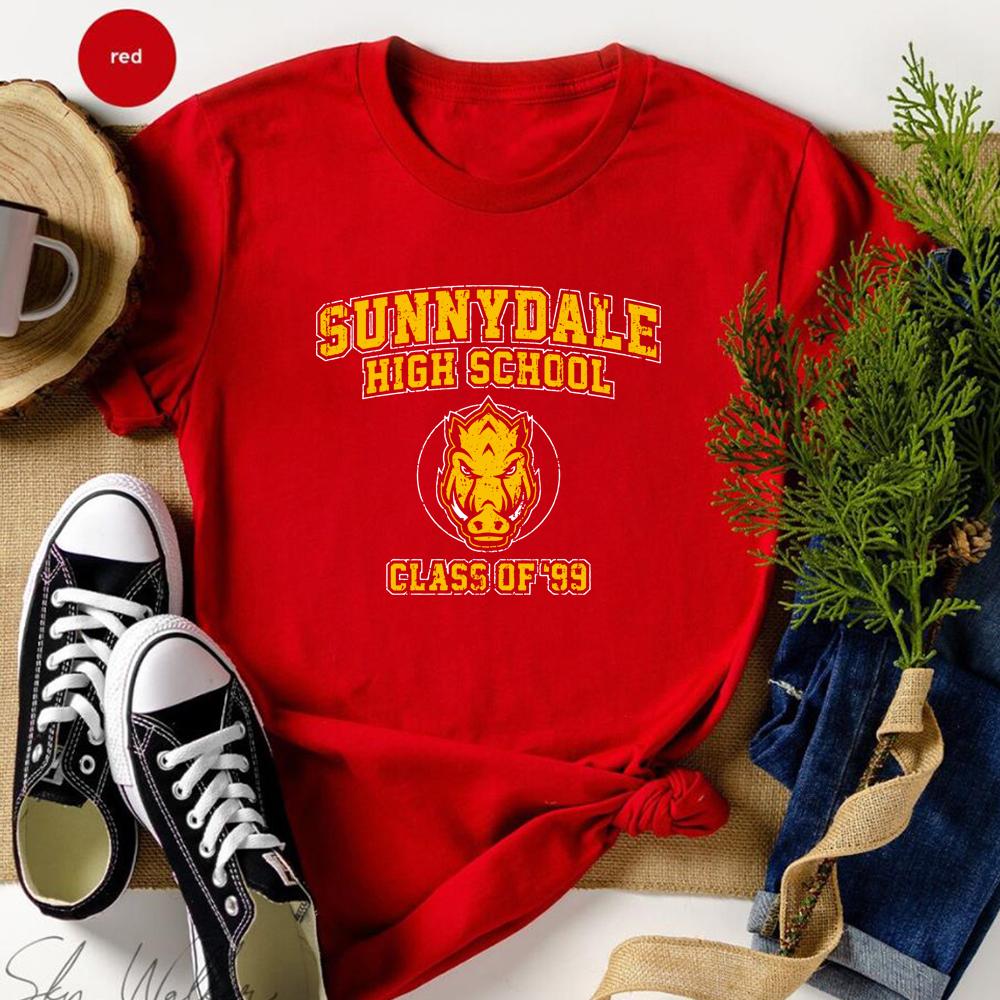 Sunnydale High School TShirt Buffy The Vampire Slayer Tshirt Class of 99 Tees Unisex Short Sleeve Tshirt Cool Vampire Shirts
