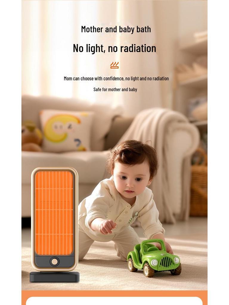 Camel Energy-Saving PTC Desk Fan Heater - Rapid Heat In 3 Seconds for Home Use