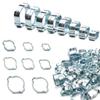 10Pcs Double Ears Hose Clamp Assortment Kit Pipe Hoop Adjustable Pipe Clip Fuel Tube Water Pipe