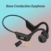 LY1 Наушники с костной проводимостью, ушной крючок, 9D звук, беспроводная Bluetooth-совместимая гарнитура, MP3-плеер с памятью для бега