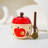 Новогодний подарок Подарки от друзей Старших Ретро кружка-яблоко с крышкой и ложкой Кружка Подарочная коробка для лучшего друга Подарок на день рождения