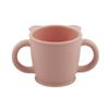 Organic Factory Silicone Bear Both Hand Cup, Pink, 1 Piece