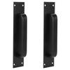 2 Pack Aluminum Alloy Door Pull Handle Black Barn Door Handles Sliding Door Handle  Kitchen Cabinet