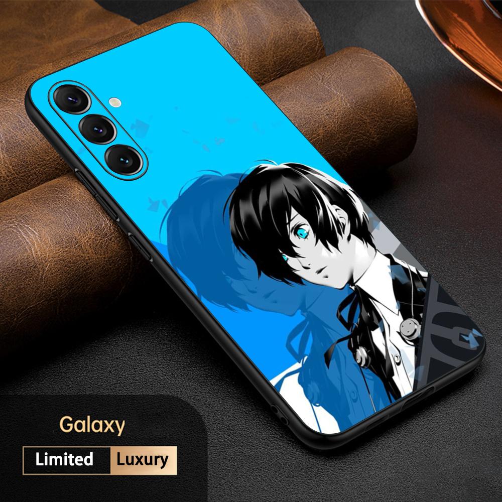 Горячий крутой чехол для телефона Persona 3 Reload для Samsung Galaxy S25 S24 S23 S22 S21 S20 Plus Ultra Note20 Мягкий Черный
