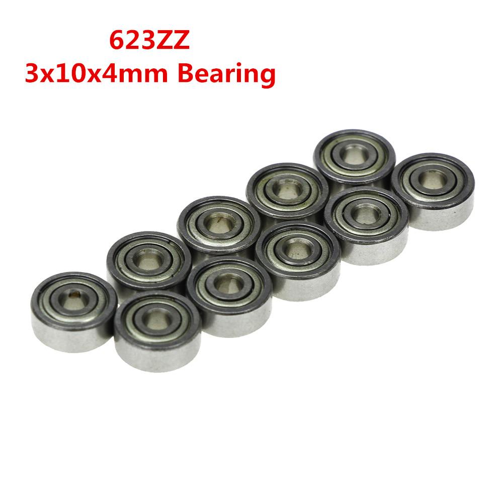 10 шт. 608ZZ 623ZZ шарикоподшипник миниатюрный высокоуглеродистый с двойным экраном 105ZZ 624ZZ 625ZZ 685ZZ 604ZZ