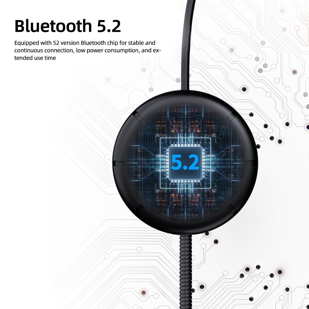 Универсальная гарнитура для шлема мотоцикла Bluetooth 5.2 беспроводные наушники гарнитура для звонков стерео для мотоциклиста MP3-плеер