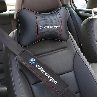 2026 Горячие Для VW VOLKSWAGEN Автомобильный Подголовник Подушка для Шеи Накладки на Ремень Безопасности Плечевые Подушки Автомобильные Аксессуары для Путешествий Для Volkswagen VW Polo 6R 6N