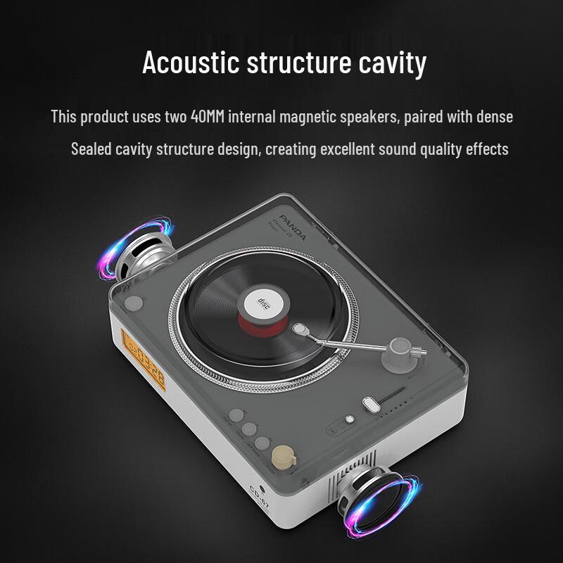 PANDA CD-67 All-in-One Bluetooth CD Player & Speaker