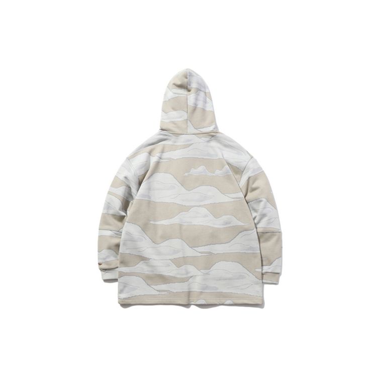 Li-Ning Мужская толстовка с капюшоном Badfive X Xlarge, бежевая, AWEP025-2