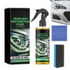 Headlight Restorer Liquid 100ml Headlight Coating Sprayer Lens Cleaner Scratch Restoring Fluid Lens Polisher For Car Headlight