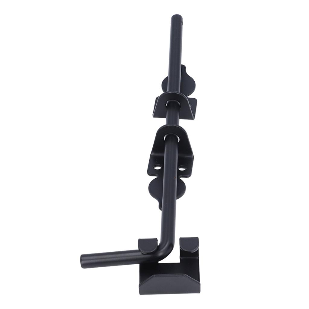 12-дюймовый стальной тяжелый шпингалет с откидным стержнем, напольный засов для деревянных ворот и дверей