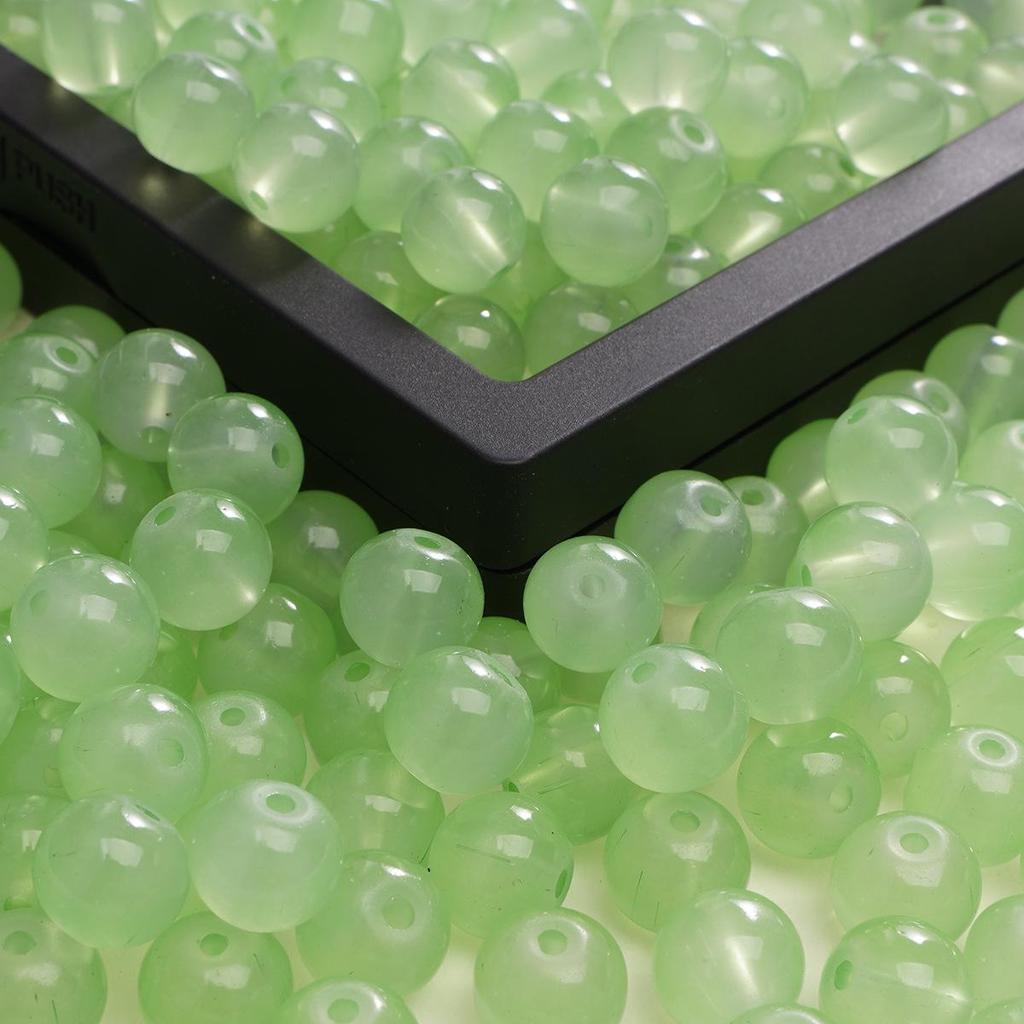 Бусины из имитации нефрита 6 мм, однотонные, для изготовления украшений своими руками