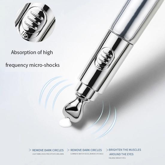 1/2 шт. Массажный крем для век с мультипептидным укрепляющим электронным массажером для разглаживания мелких морщин и отечности